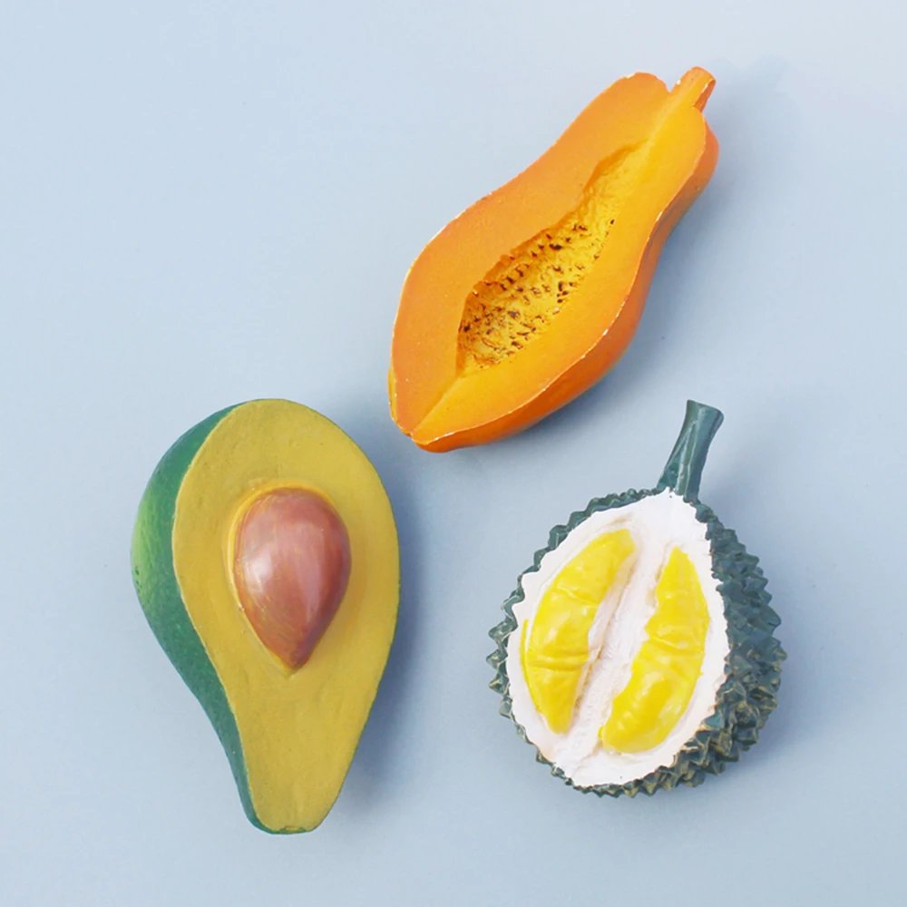 3D магнит на холодильник сувенир из Таиланда имитация фруктов Durian Смола магнитная