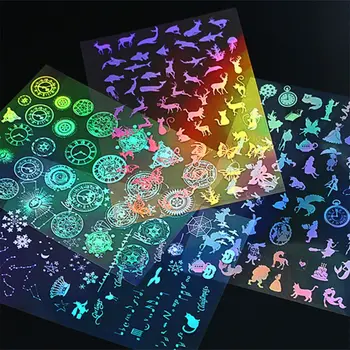 

1PC Epoxy Resin Filler Filling Reflective Glittering Colorful Accessories For DIY Jewelry Making Handmade Crafts Magic 4 Pattern