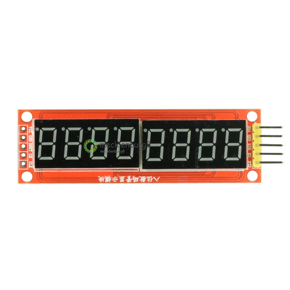 Светодиодный 8 значный дисплей max7218 7 сегментный SPI цифровой модуль управления