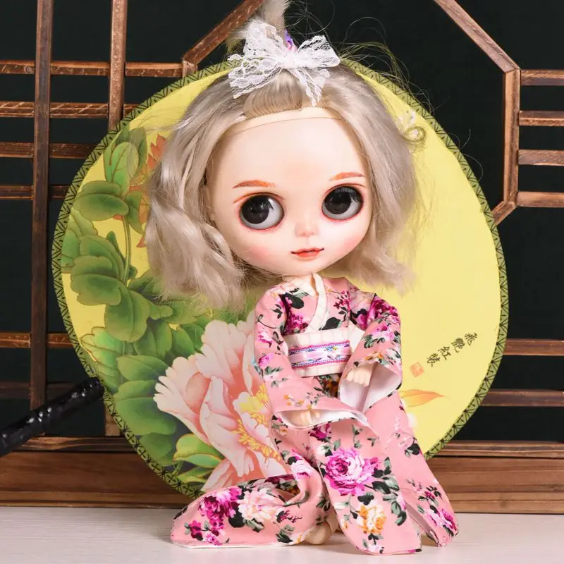 1 комплект Blyth кукла японский стиль кимоно для 1/6 шарнирная кукла Blyth