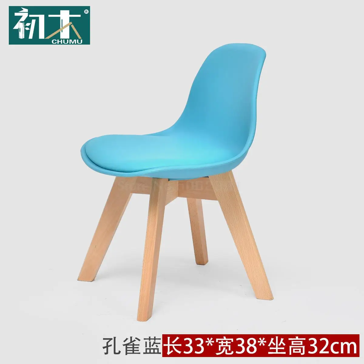 Solid wood children's chair home work chair kindergarten baby dining chair study primary school backrest chair - Цвет: Same as picture 7