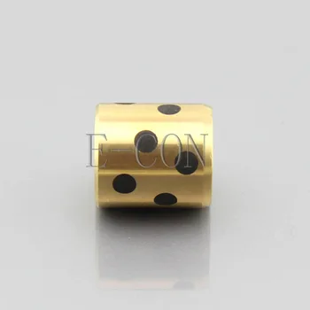 

1PCS JDB Oilless Graphite Lubricating Brass Bearing Bushing Sleeve 14x20x12mm