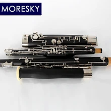 MORESKY Профессиональный C тон фасонный мельхиор ключи покрытые никелем ABS бакелитовая трубка тела