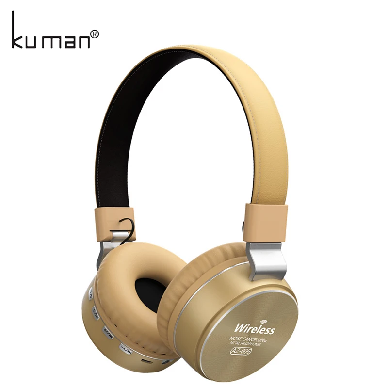

Kuman Sports Headsets Stereo Wireless Headphones HIFI Bluetooth Earphone with 3.5mm Conversion Line For Phone PC Gaming YL-HH2