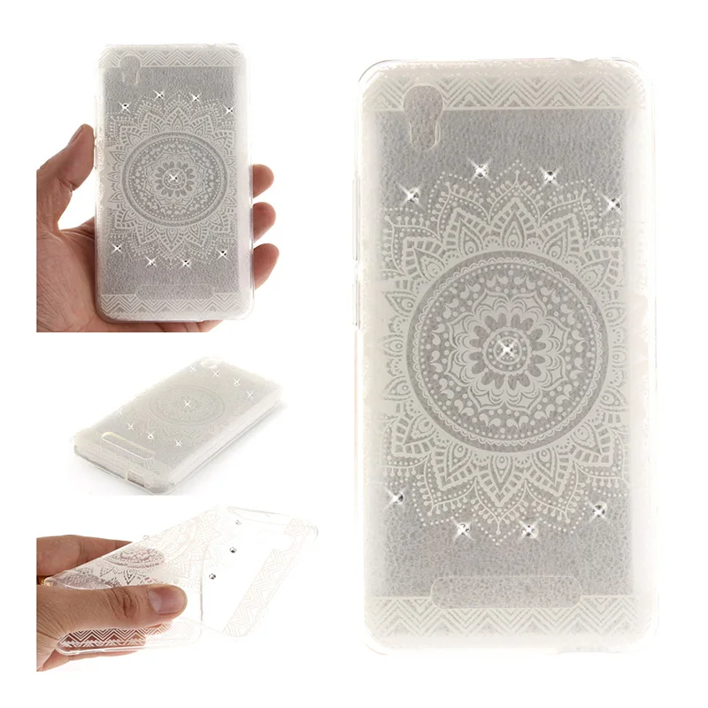 Soft TPU Phone Case For ZTE Blade X3 T620,KeFo Bling Rhinestone Silicone For ZTE Blade A452 Q519T Blade D2 Blade T620 5.0 inch Cover (3)