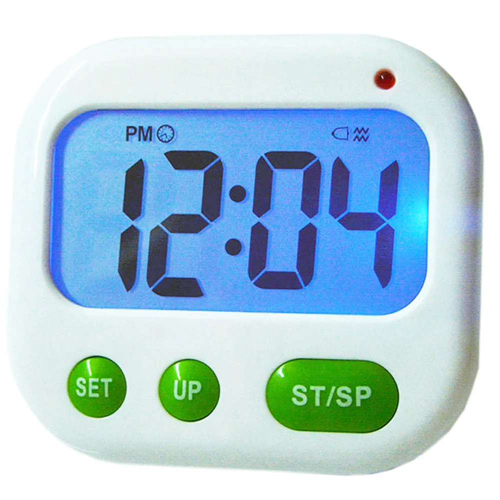 Digital LCD Alarm Clock 24 Hours Kitchen Sport CountDown Timer Music 