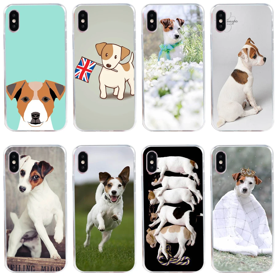 39H jack russell terrier Soft Silicone Tpu Cover phone Case for iphone 5 5s se X XR XS Max case | Мобильные телефоны и