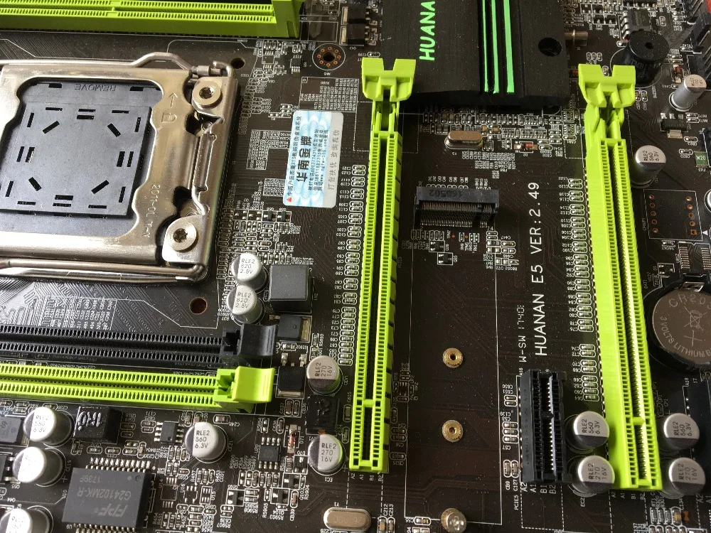 HUANAN ZHI V2.49 X79 материнская плата LGA2011 ATX combos E5 1650 V2 SR1AQ 4x8G 32GB 1866Mhz USB3.0 SATA3 PCI E NVME M.2 SSD|x79