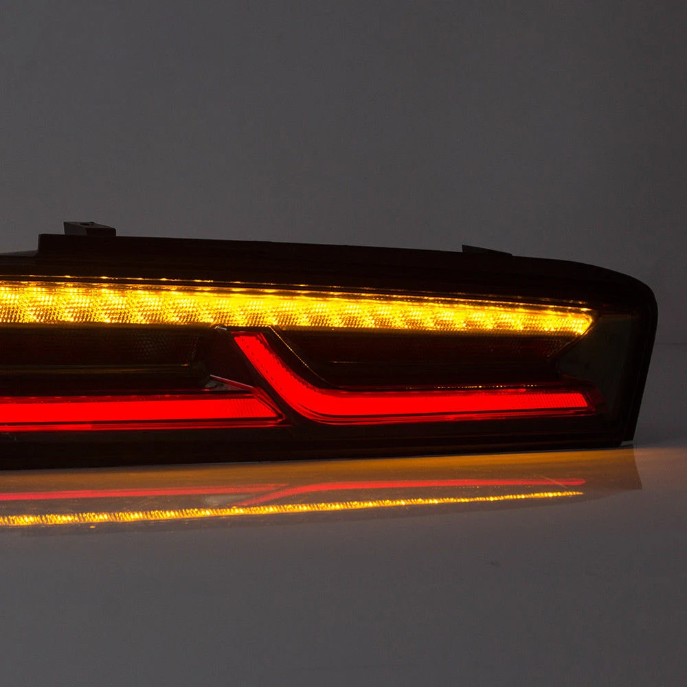  Vland Led Taillight For Chevrolet Camaro 2015-2017 6th Tail light Smoke Lens Rear Lamp - 32897643597