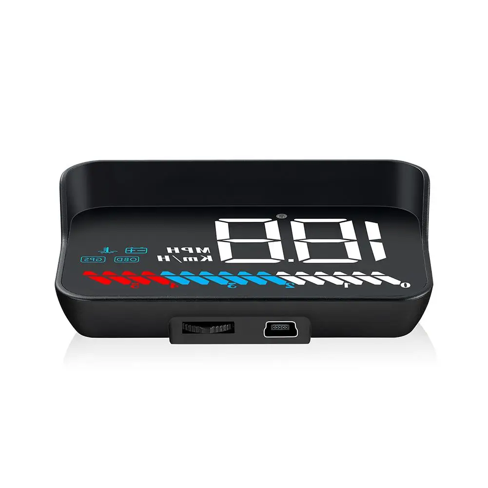 

M7 Car Display OBD2 Hud GPS Speedometer Head-Up Display Windshield Projector Digital Speed Projection With Sun Hood Bracket
