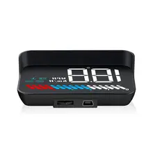 M7 Car Display OBD2 Hud GPS Speedometer Head-Up Display Windshield Projector Digital Speed Projection With Sun Hood Bracket vjoycar c500 hd projector head up display digital speedometer car hud obd2 windshield projector stereo imaging 8 display mode 30
