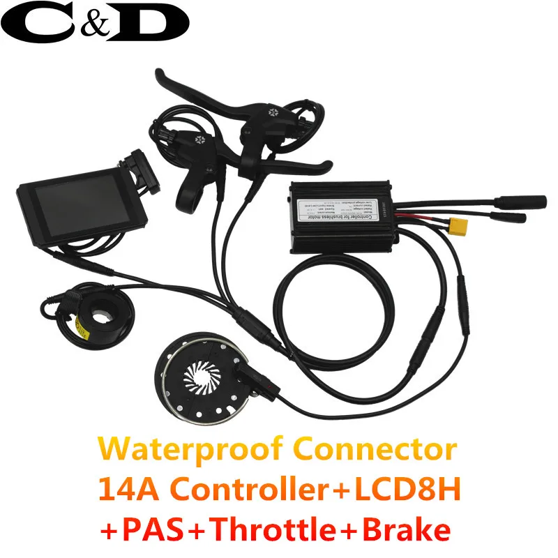 

Waterproof Connector 14A Controller LCD8H PAS Throttle Brake