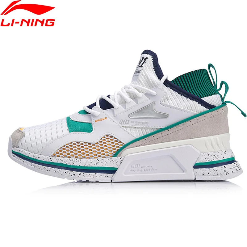 (Распродажа) Li Ning для мужчин 001 SHAKE классический стиль жизни обувь моно пряжи ретро