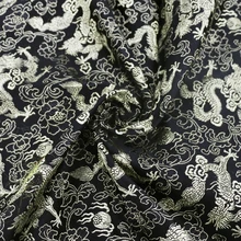 Китайский этнический дракон жаккард материал ремесло Diy мешок вискоза парча ткань