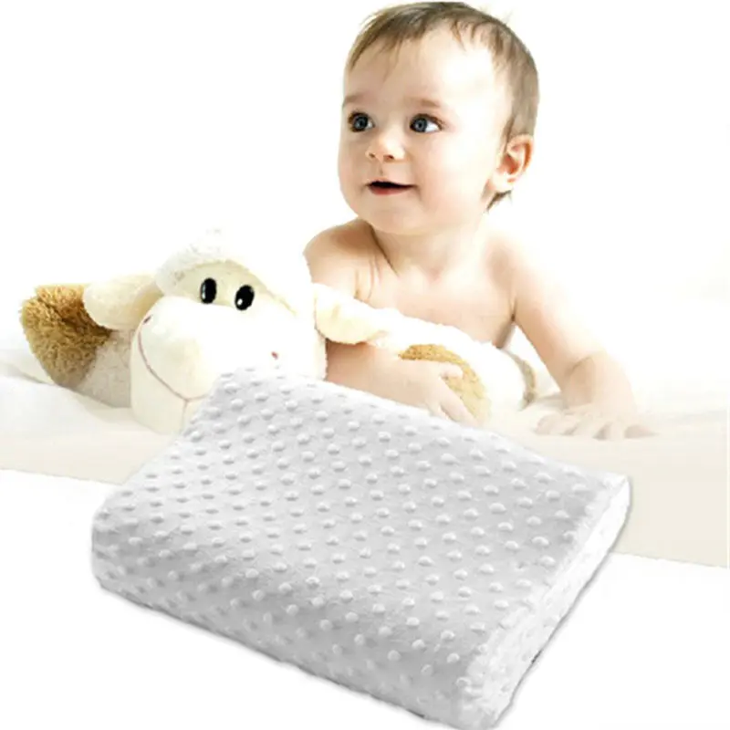 Kid Baby Infant Memory Foam Pillow Prevent Flat Head Cervical Protect