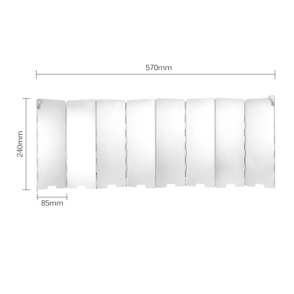 TOMSHOO ультра-светильник на открытом воздухе походные печи 8 плит Складная плита газовая плита ветрозащитные экраны алюминий
