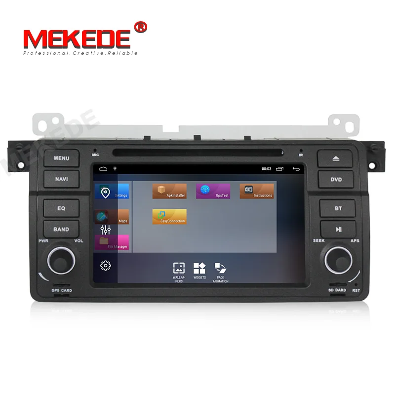 Discount 2+32G 7 inch Android 9.1 for bmw E46,M3,car dvd,gps navigation,wifi,BT,canbus,radio,RDS,quad core,1024x600,support obd2,dvr 2