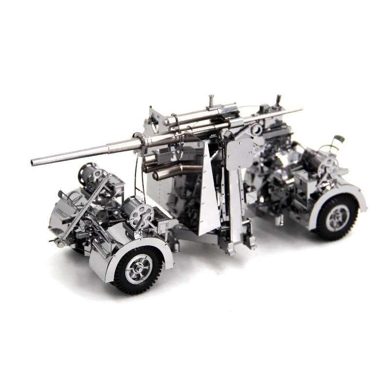 Piececool 3D металлическая головоломка немецкая 88 противовоздушная анти-танковая артерия DIY лазерные режущие Пазлы Модель для игрушки для детей и взрослых
