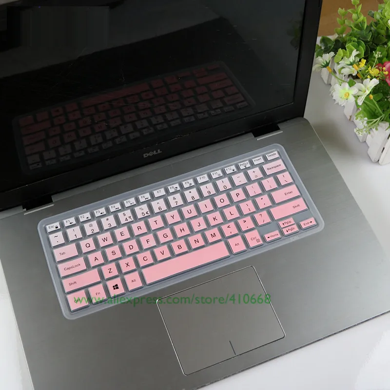 Silicone Laptop keyboard cover Protector skin For Dell Inspiron 13 5000 13.3 inch i5378 5379 7000 7370 E7370 7373 7368 7378