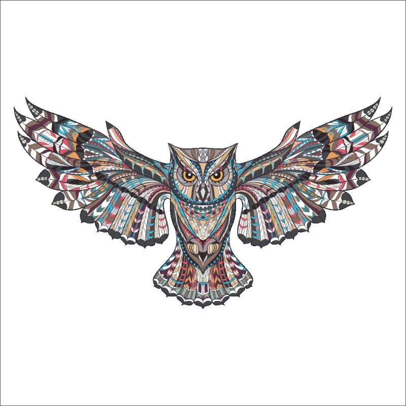 fliegende eule wandaufkleber wohnzimmer moderne dekoration abnehmbare pvc selbstklebende eule wandaufkleber wohnzimmer tv hintergrund aufkleber an der wand pegatinas paredes dekoration
