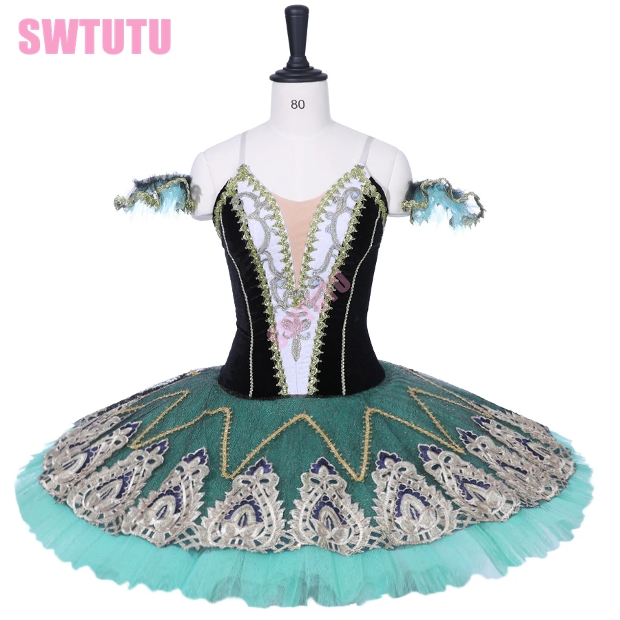 Adult La Esmeralda Professional stage ballet tutu performance women pancake tutu dress YAGP Competiton ballet tutu girlsBT9198