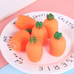 Мультяшная симпатичная имитация моркови Щепка музыка креативная ложка vent Сжимаемый мячик игрушка маленький подарок для детей или детей
