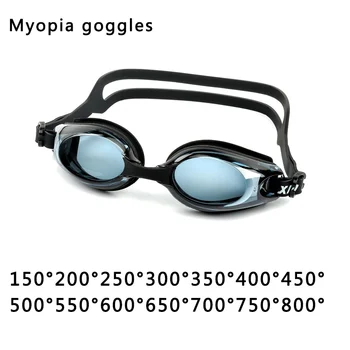 

Unisex Adult Silicone swimming goggles With Myopia Degree goggles waterproof anti-fog HD swimming glasses