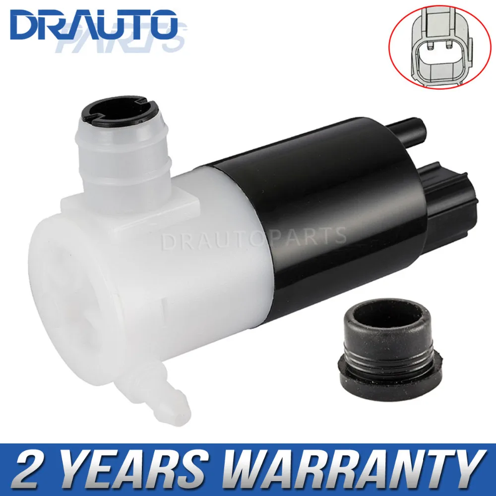 Windshield Wiper Washer Pump For Ford Fiesta Fusion Taurus Transit Connect Plymouth Mercury