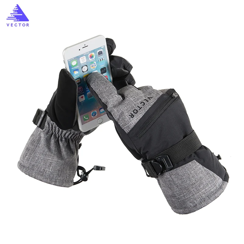 Touch-screen Compatibilit Ski Fishing Snow Gloves Men Women Winter Outdoor Sport Warm Waterproof Windproof Snowboard Cycling