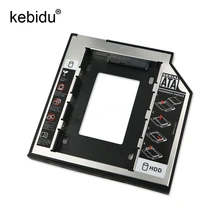 Kebidu 2nd HD SATA жесткий диск HDD Caddy Adapter Drive Bay 2 5 9 мм Ssd для Cd Dvd Rom Optical