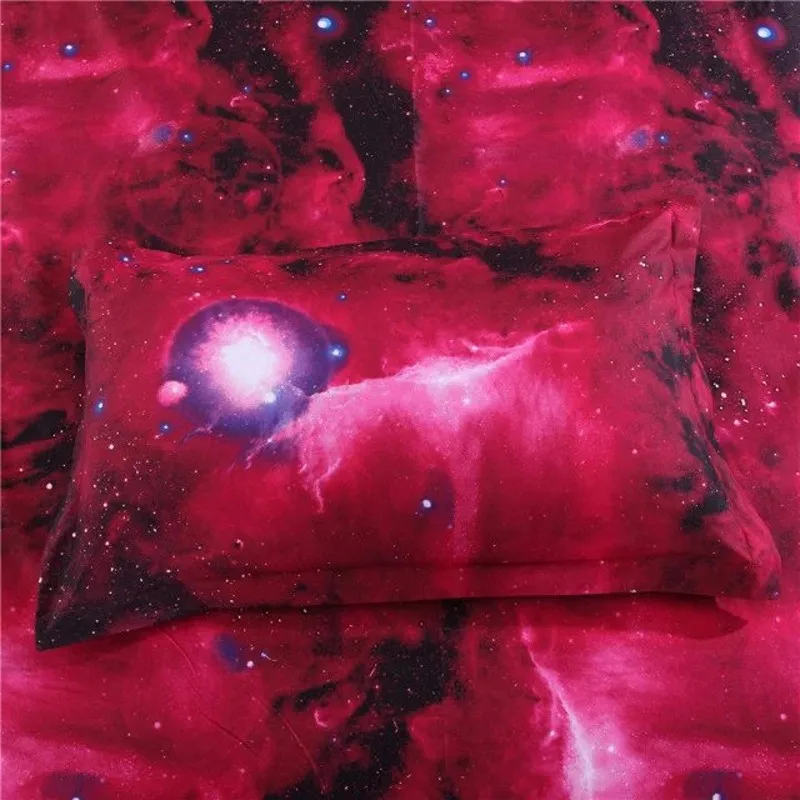Новинка 3D Hipster Galaxy Постельное белье Вселенная космического пространства тематические Galaxy печати постельное белье пододеяльник Flast лист& Подушка Чехол
