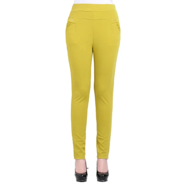 Casual Pants High Waist Autumn Belted Straight Leg Slacks Office Lady Suit Pants Women Trousers