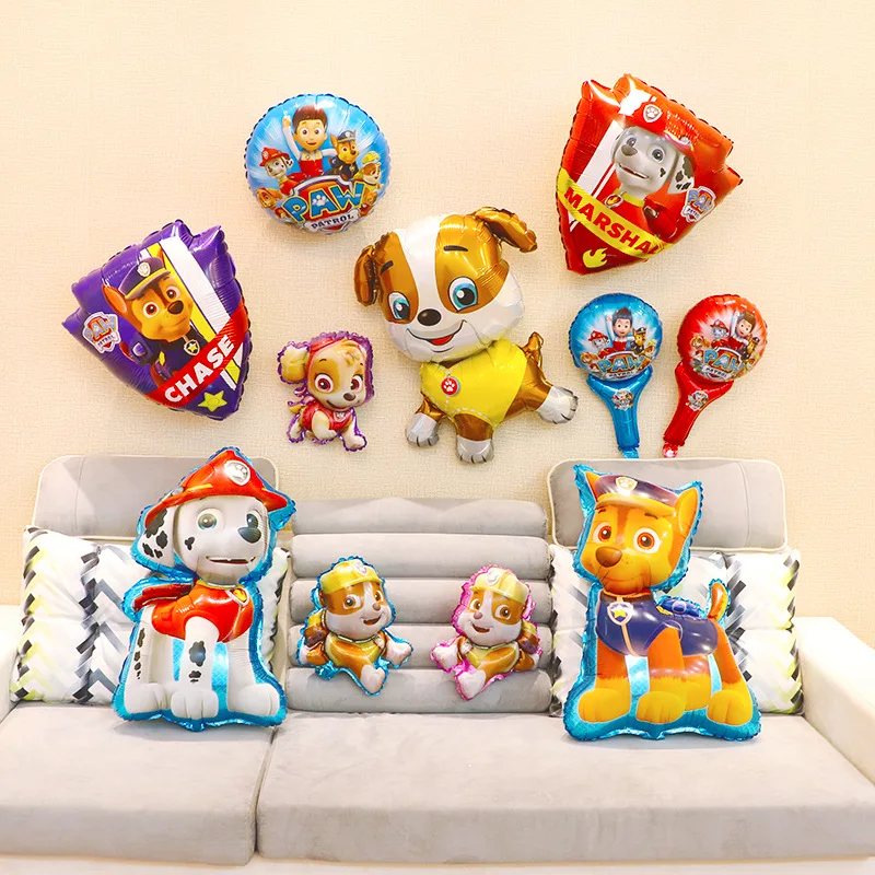 

Wang Wang Team Aluminum Foil Balloon Balloon Dog Paw Patrol Ballon Cartoon Inflatable Dog Toy Birthday Party Decoration Balloons