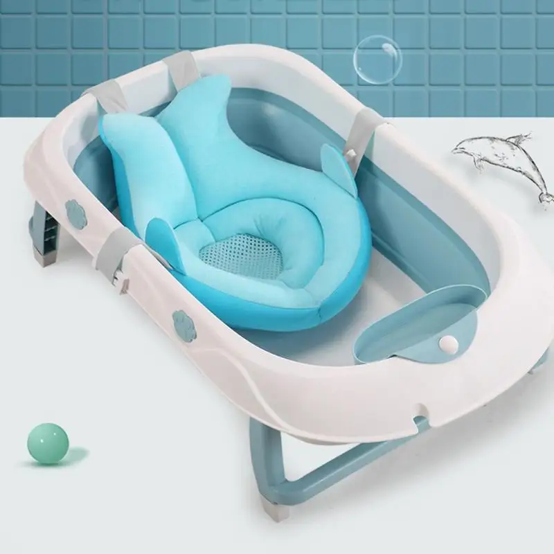 Portable Storage 0-36M Baby Care Adjustable Infant Shower Bathtub folding bath Safety Security Seat Support Shower Safety Seat