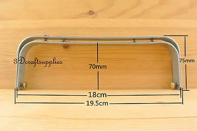 Сумка кошелек с металлическим каркасом 7 дюймов x 2 3/4 дюйма Z49B|purse metal|bag framedoctor bag frame
