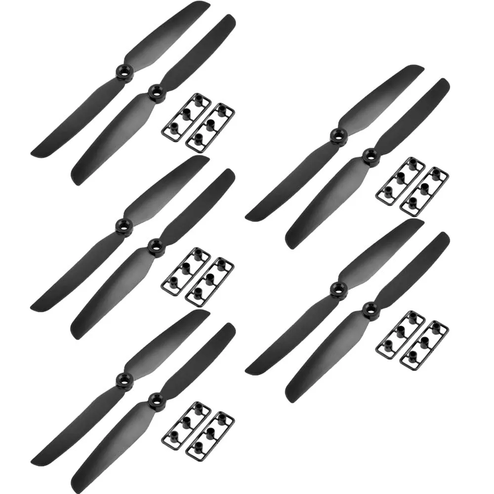 

5 pairs 6X3 6030 Multi-rotor CW CCW Propeller For QAV250 Mini Quadcopter Black
