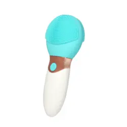 Силиконовая щетка для чистки лица электрическая длинная ручка массаж лица портативный водонепроницаемый инструмент для ухода за кожей