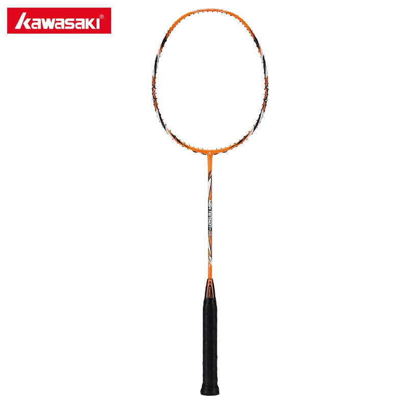 

KAWASAKI 4 Colors Available High Rigidity Carbon Fiber Badminton Racket Box Frame Racquet For Beginner Plyers HIGH TENSION G3
