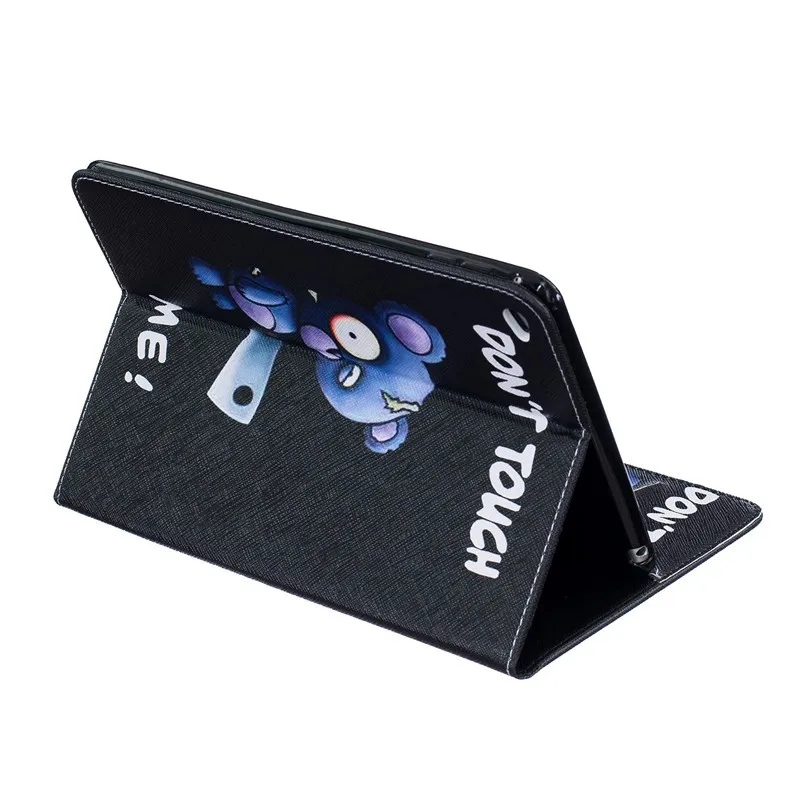 Cute Bear Pig Wallet Case For  Ipad Mini 4 Case Kids Beautiful Butterfly Flower PU Leather Stand Pocket Tablet Cover Case 7 (28)