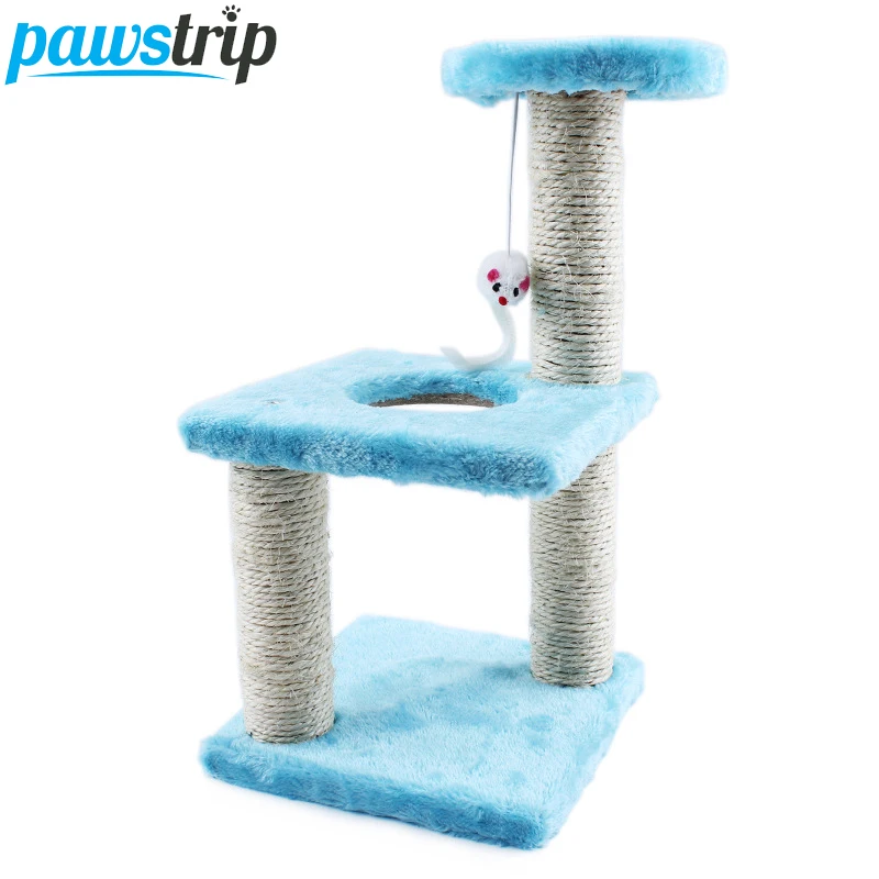 

Three Layers Cat Climbing Tree False Mouse Pet Cat Toys Scratch Board 20*15*40cm