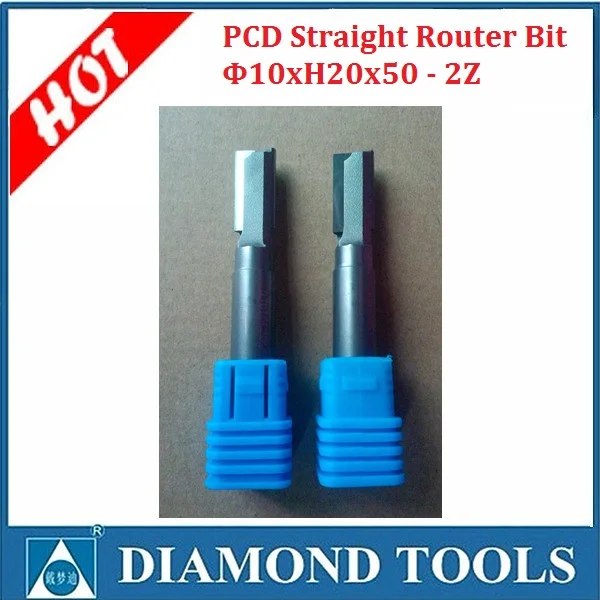 Straight router bit diamond router bits 2 flute PCD router bitin Milling Cutter from Tools on