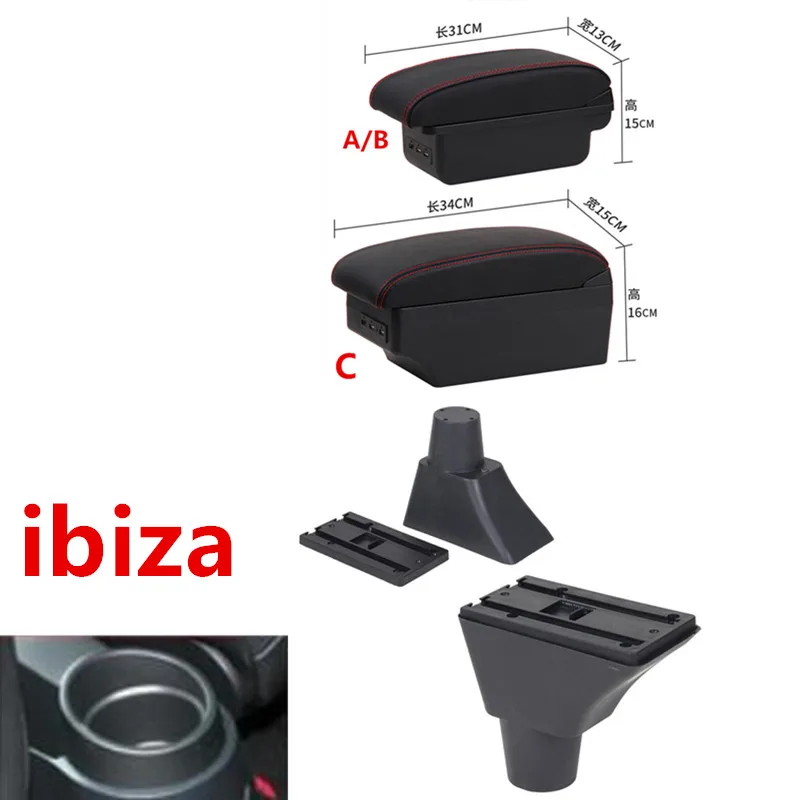 

For Seat ibiza armrest box
