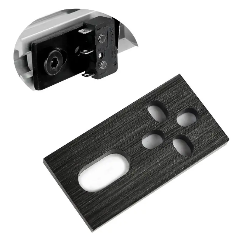 

Black Aluminum Micro Limit Switch Plate for Openbuilds C-Beam V-Slot 3D Printer Stand Bracket Hardware Parts Accessories