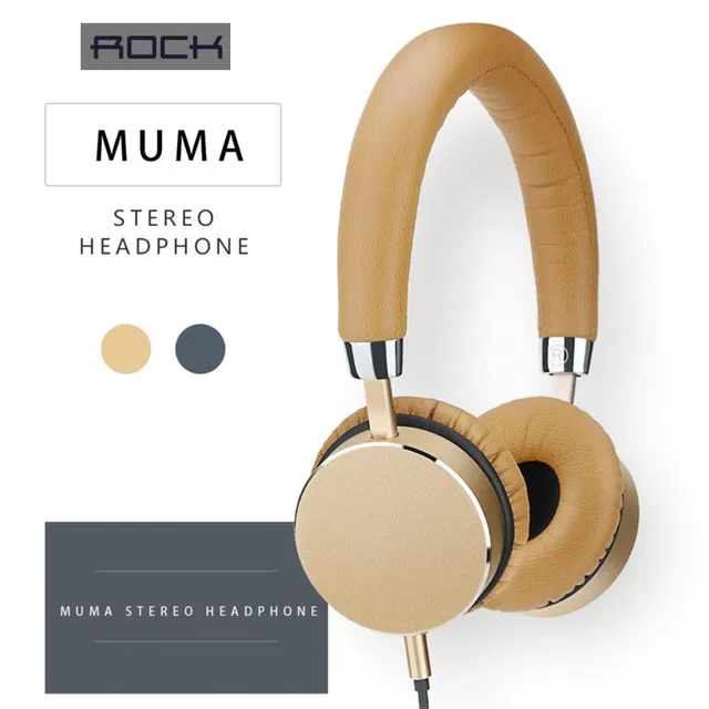 New 100 Original Rock Brand Top Quality Muma Hi Fi Stereo Casque