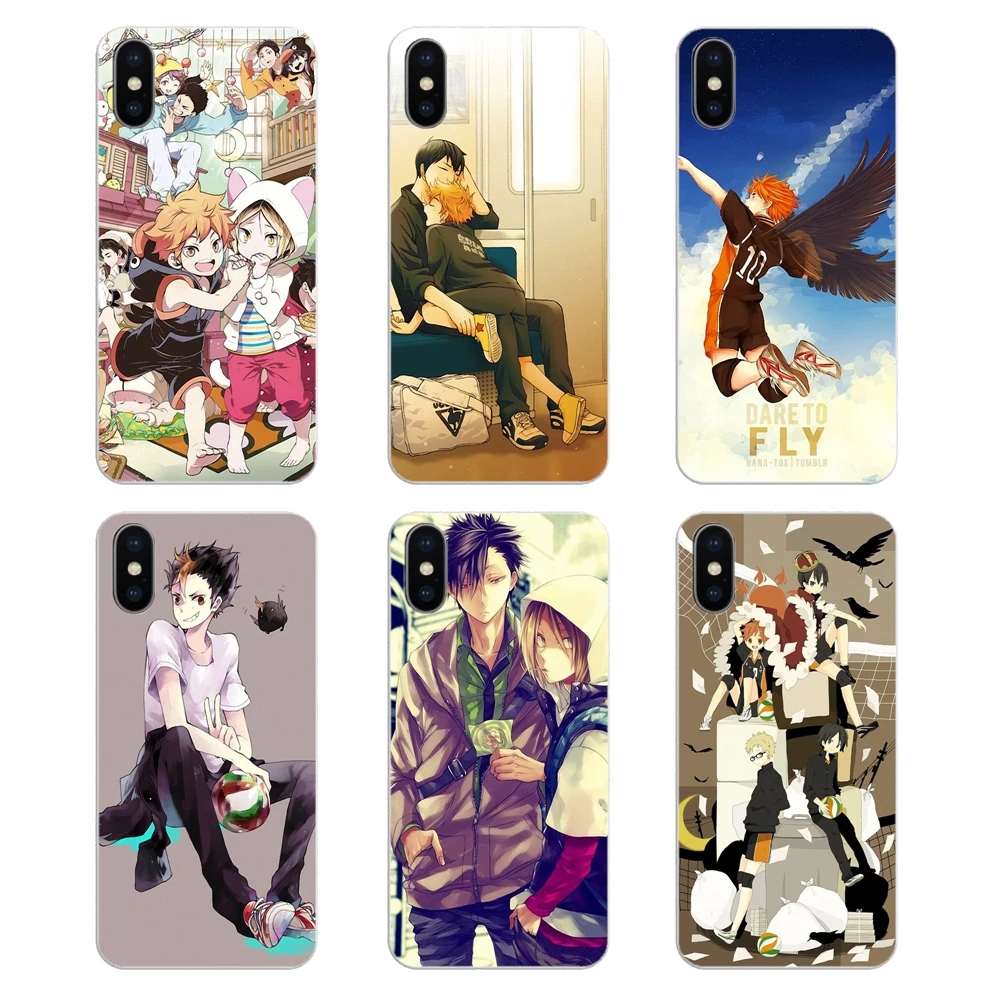 For LG G7 Q6 Q7 Q8 Q9 V30 X Power 2 3 OnePlus 3T 5T 6T Silicone Phone Skin Cover Volleyball Club Haikyuu High School Uniform |