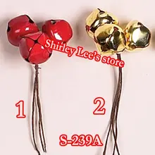 120 X Рождественский колокольчик, смешанные 2 цвета, Рождество и праздник(S-239A)( экспресс