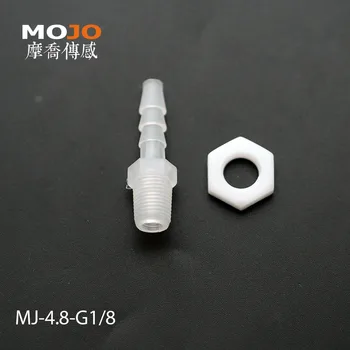 

2020 Free shipping!MJ-4.8-G1/8 straight-through joint 4.8mm to G1/8" male thread connector pipe fitting(100pcs/Lots)