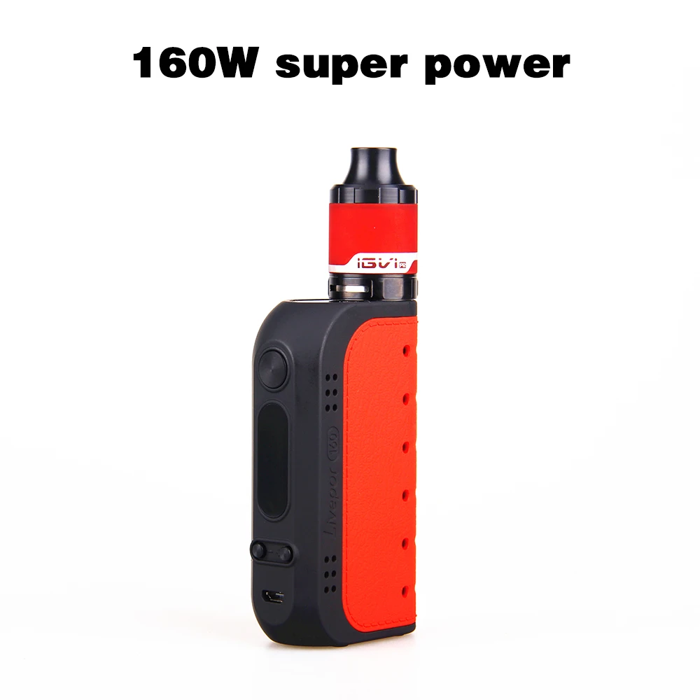 Yosta Livepor 160 Вт Vape комплект 510 нить 4 мл сетчатый бак OLED экран 18650 батарея VW/TC коробка