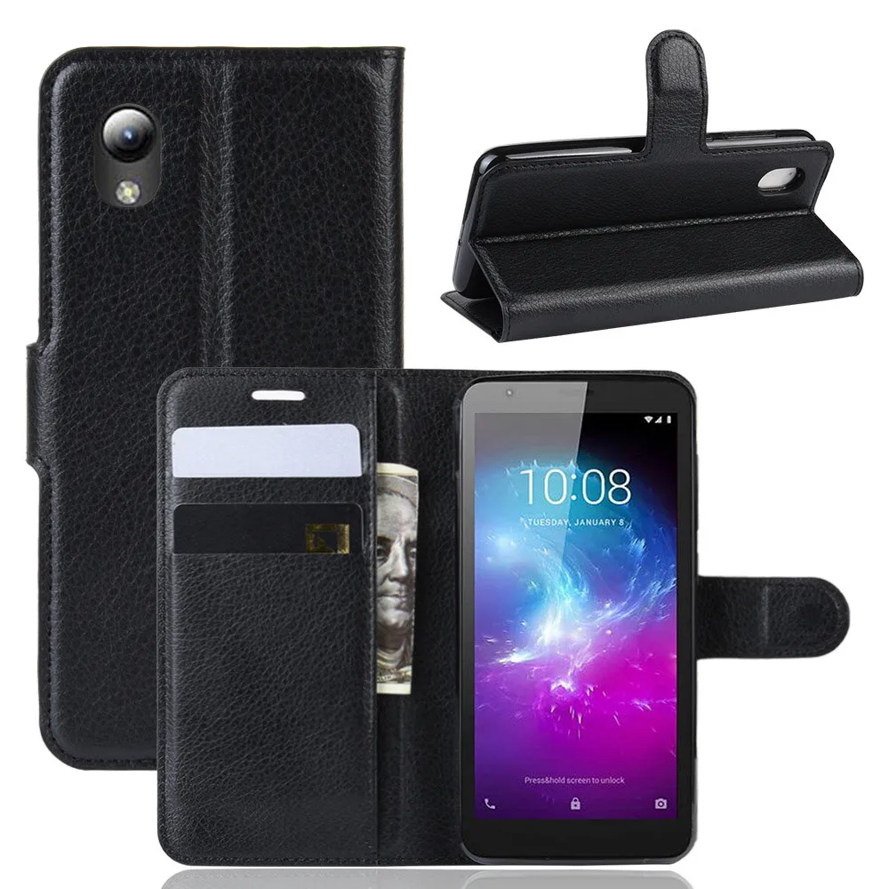 

For ZTE Blade L8 Case 5.0 inch Luxury Flip PU Leather Card Slots Wallet Stand Case For ZTE L8 2019 ZTE L8 L 8 Phone Bags
