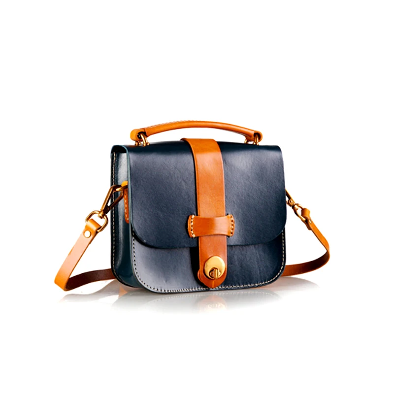 

Bag for Women Genuine leather Handbag tanned cattle hide leather Shoulder square flap lady Bags Mini Female Handbag 2019 New